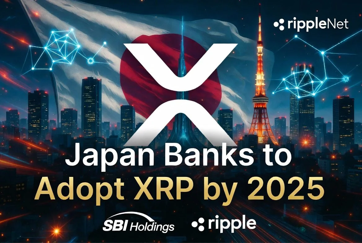 Japan XRP Adoption 2025 SBI Ripple banks