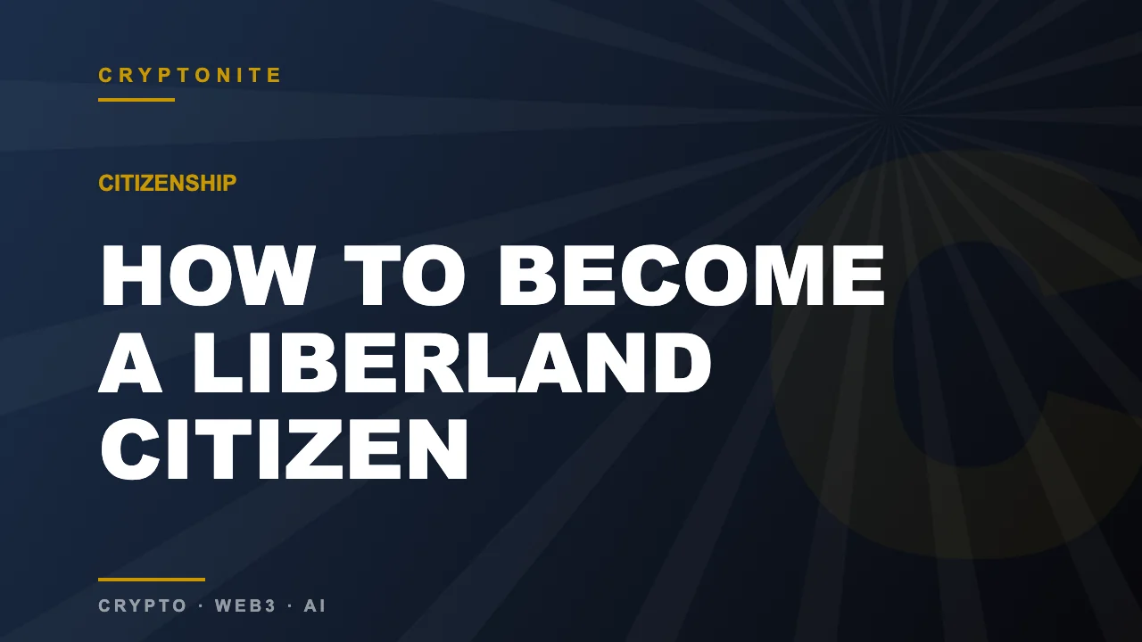 How to become a Liberland citizen in 2026