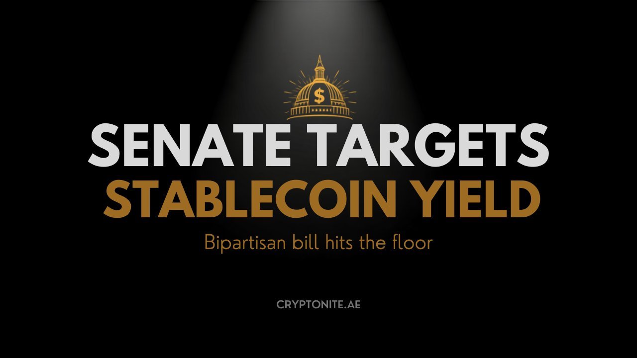 Bipartisan Senate bill targets stablecoin yields and market regulation — Cryptonite thumbnail