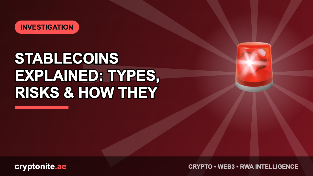 Stablecoins explained — types, reserves, regulation and depeg risk in 2026