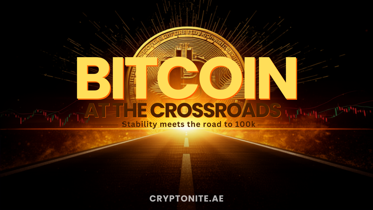 Bitcoin at the crossroads: stability meets the road to 100k