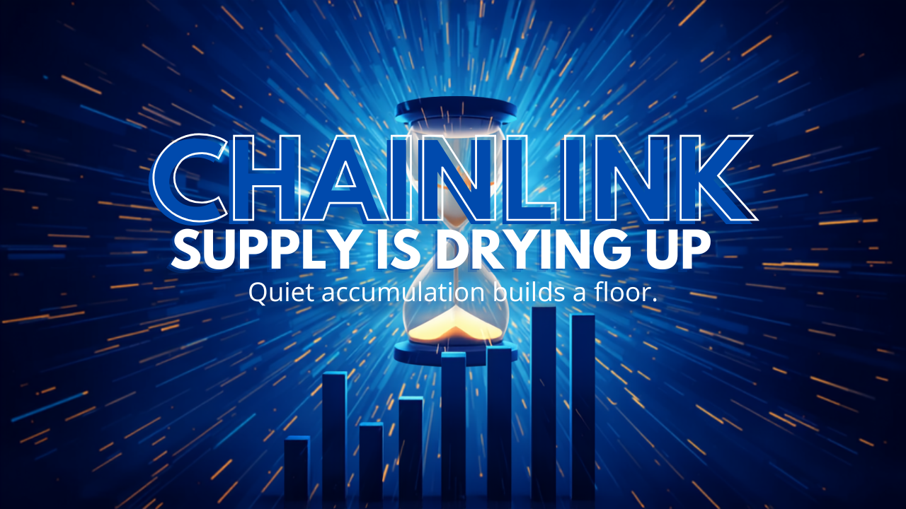 Chainlink supply is drying up as quiet accumulation builds a floor