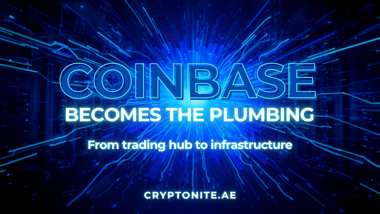 Coinbase becomes the plumbing: from trading hub to financial infrastructure
