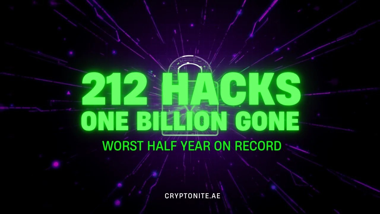 Record crypto hacks 2026 with 212 verified exploits and over $1 billion stolen