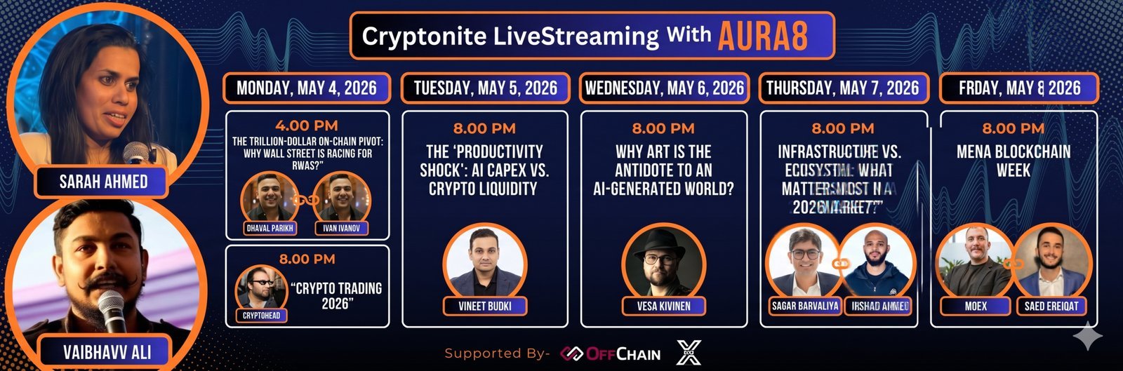 AURA8 Week 1: RWAs, AI Shock & MENA Blockchain Live