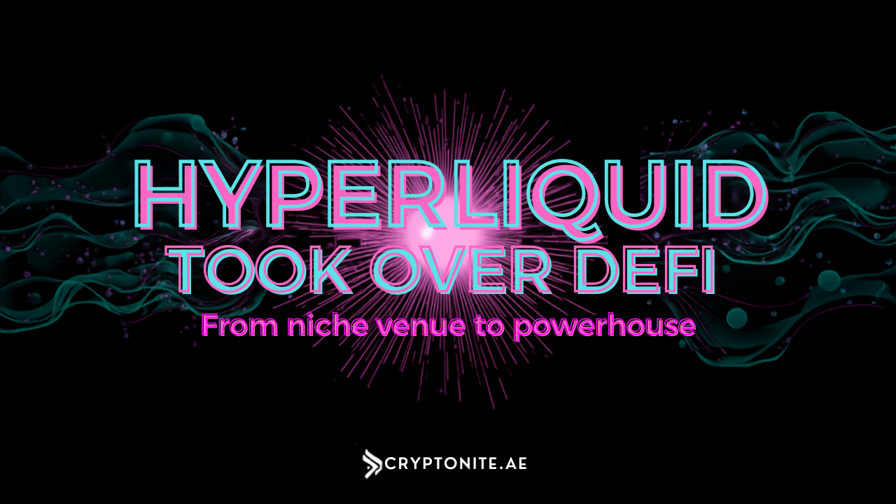 Hyperliquid took over DeFi, rising from a niche venue to a powerhouse