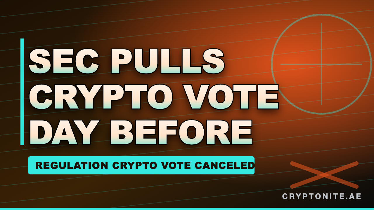 SEC Regulation Crypto vote postponed thumbnail