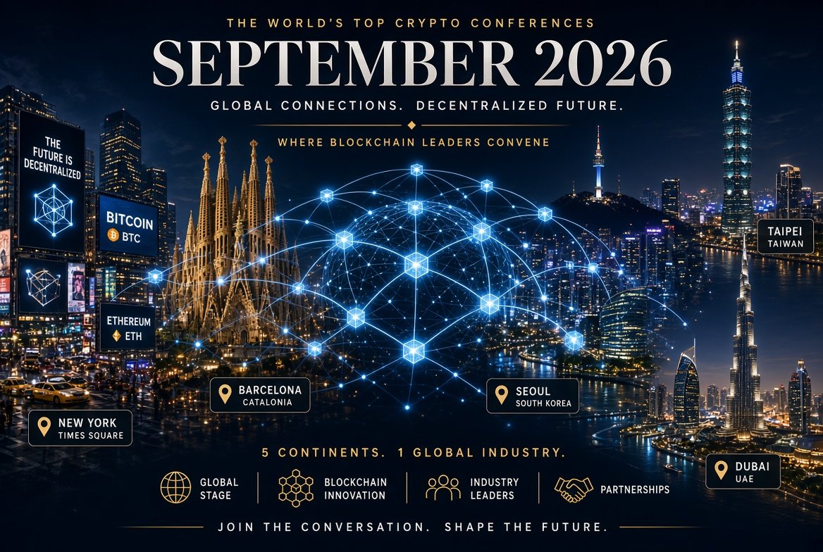 top crypto conferences September 2026