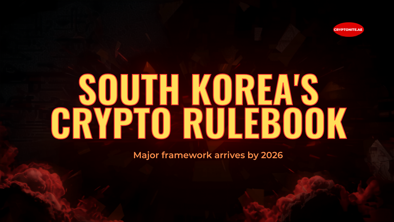 South Korea to launch major crypto regulatory framework by 2026