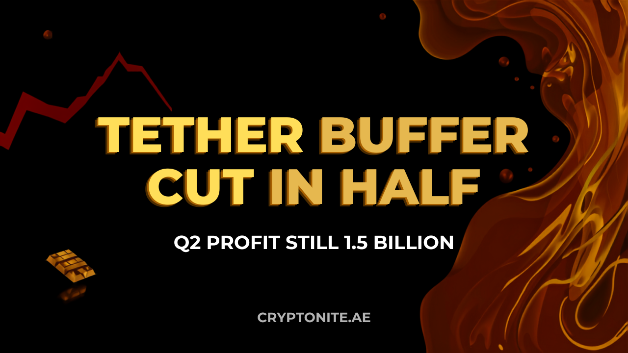 Tether Q2 2026 attestation shows the reserve buffer cut roughly in half