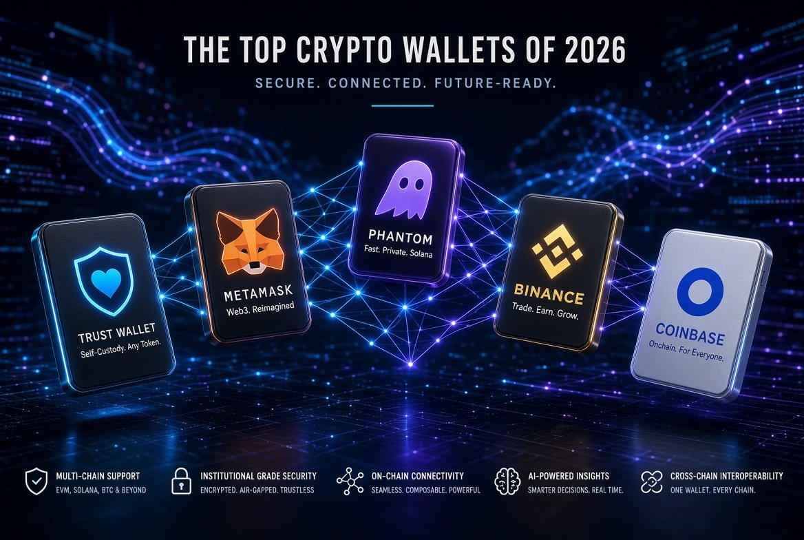 top crypto wallets by on-chain usage 2026