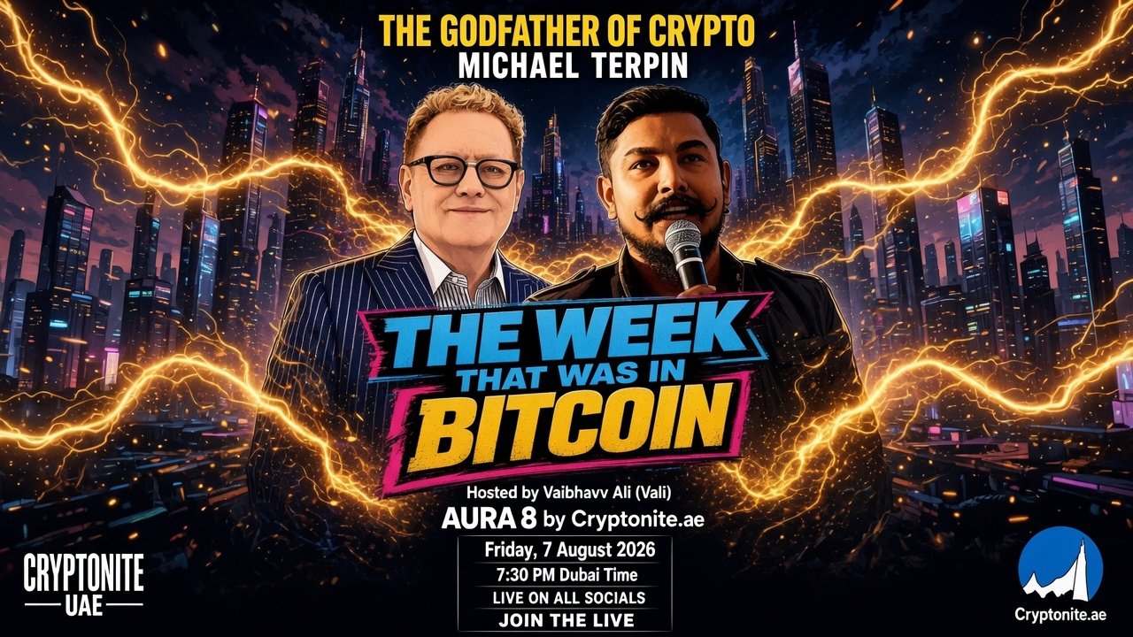 Aura8 Ep71: Vaibhavv Ali hosts Michael Terpin on Bitcoin, the CLARITY Act delay and altcoins