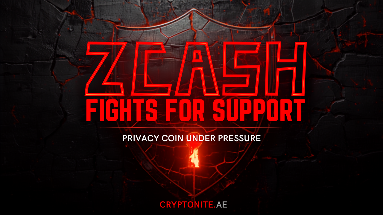 Zcash privacy coin struggles to hold support amid market pressure
